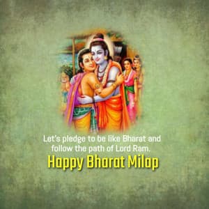 Bharat Milap event poster