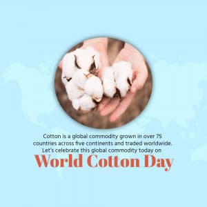 World Cotton Day event advertisement