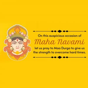 Maha Navami poster Maker