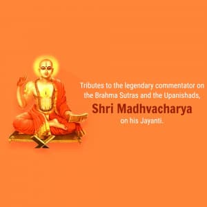 Madhvacharya Jayanti banner