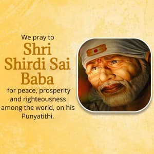 Sai Baba of Shirdi Punyatithi post