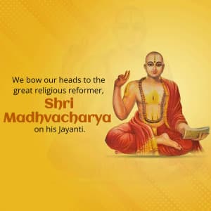 Madhvacharya Jayanti post