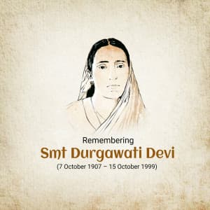 Durgawati Devi Jayanti flyer