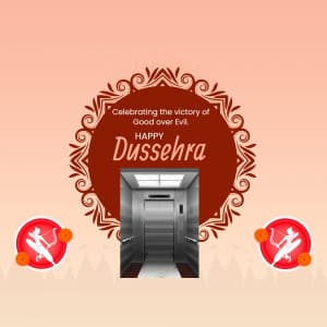 Dussehra Business Special Facebook Poster