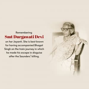 Durgawati Devi Jayanti banner