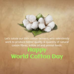 World Cotton Day graphic