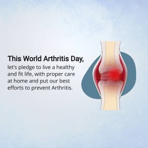 World Arthritis Day whatsapp status poster