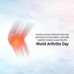 World Arthritis Day Facebook Poster