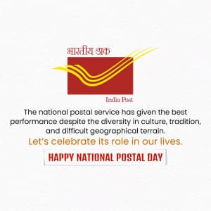 National Postal Day Instagram Post