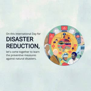 International Day for Disaster Reduction illustration