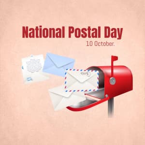 National Postal Day event advertisement