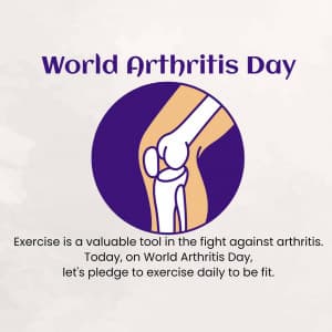 World Arthritis Day poster Maker