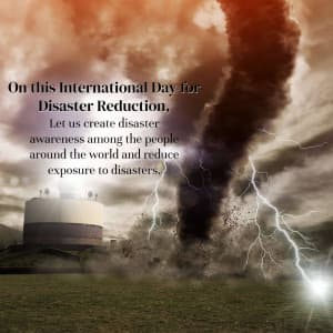 International Day for Disaster Reduction graphic