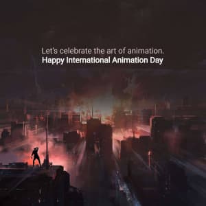 International Animation Day event advertisement