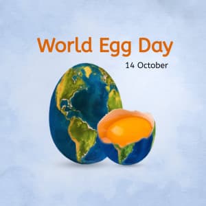 World Egg Day Facebook Poster