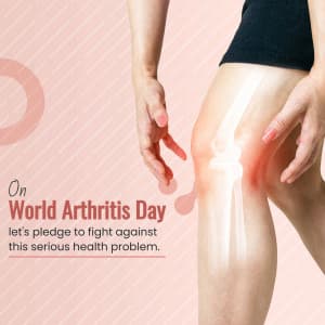 World Arthritis Day event advertisement