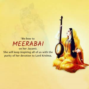 Meerabai Jayanti flyer