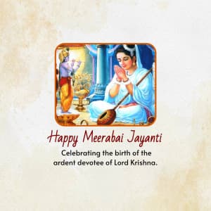 Meerabai Jayanti banner