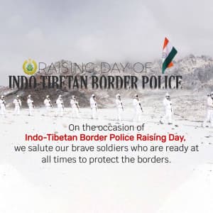 Raising day of Indo Tibetan Border Police video