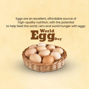 World Egg Day event advertisement