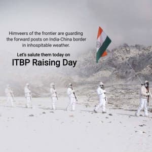Raising day of Indo Tibetan Border Police image