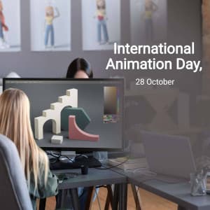 International Animation Day graphic