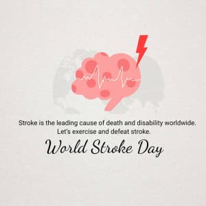 World Stroke Day Instagram Post