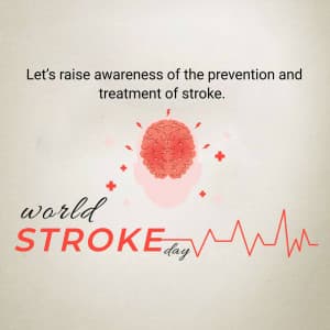 World Stroke Day poster Maker