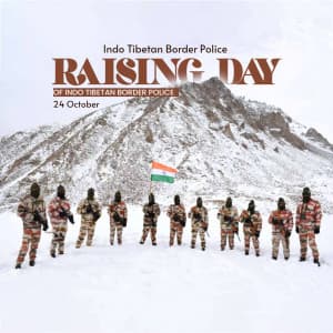 Raising day of Indo Tibetan Border Police poster