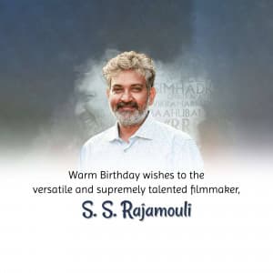 S.S. Rajamouli Birthday poster
