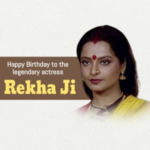 Rekha Birthday post