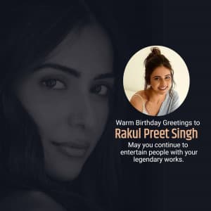 Rakul Preet Singh Birthday poster