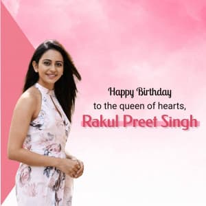 Rakul Preet Singh Birthday event poster