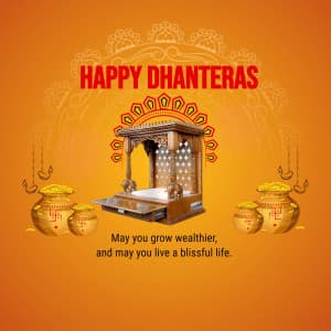 Dhanteras Business Special event advertisement