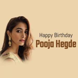 Pooja Hegde Birthday graphic