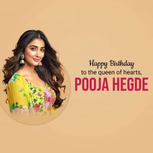 Pooja Hegde Birthday poster