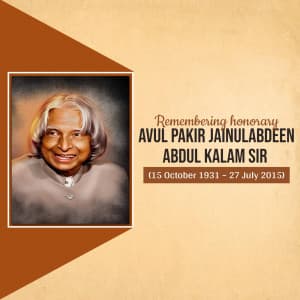 Dr APJ Abdul Kalam Jayanti post