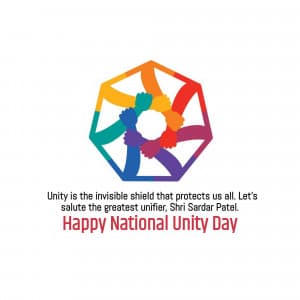 National Unity Day whatsapp status poster