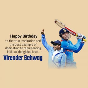 Virender Sehwag Birthday graphic