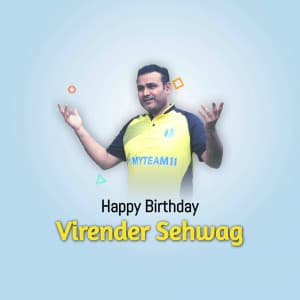 Virender Sehwag Birthday video