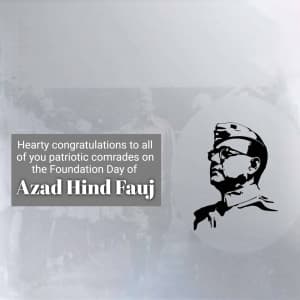 Azad Hind Fauj Sthapana Diwas Instagram Post