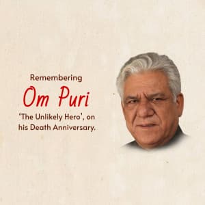 Om Puri Punyatithi poster