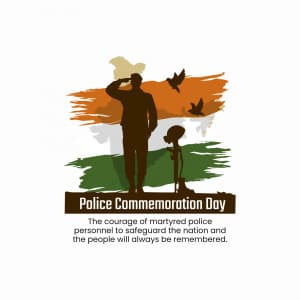 Police Commemoration Day creative image