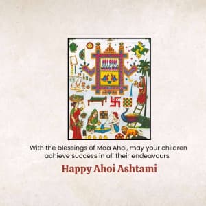 Ahoi Ashtami graphic