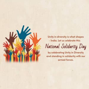 National Solidarity Day poster