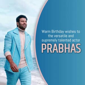 Prabhas Birthday graphic