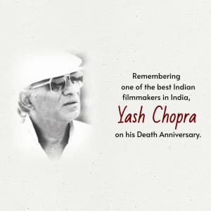 Yash Chopra Punyatithi poster