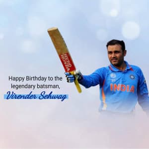 Virender Sehwag Birthday post