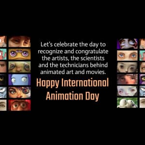 International Animation Day poster