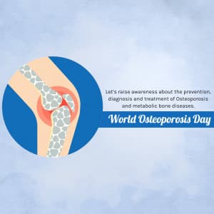 World Osteoporosis Day poster Maker